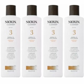 NIOXIN System 3 Cleanser Shampoo 10.1oz (Pack of 4)