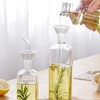 LandHope Oil Bottle Glass Olive Oil Dispenser Bottle Glass Cooking