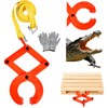 3T/6615 LBS Truck Pallet Puller Clamp Kit Pallet Puller Clamp