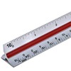Architectural Scale Ruler, 12" Aluminum Architect Scale, Triangular Scale, Scale