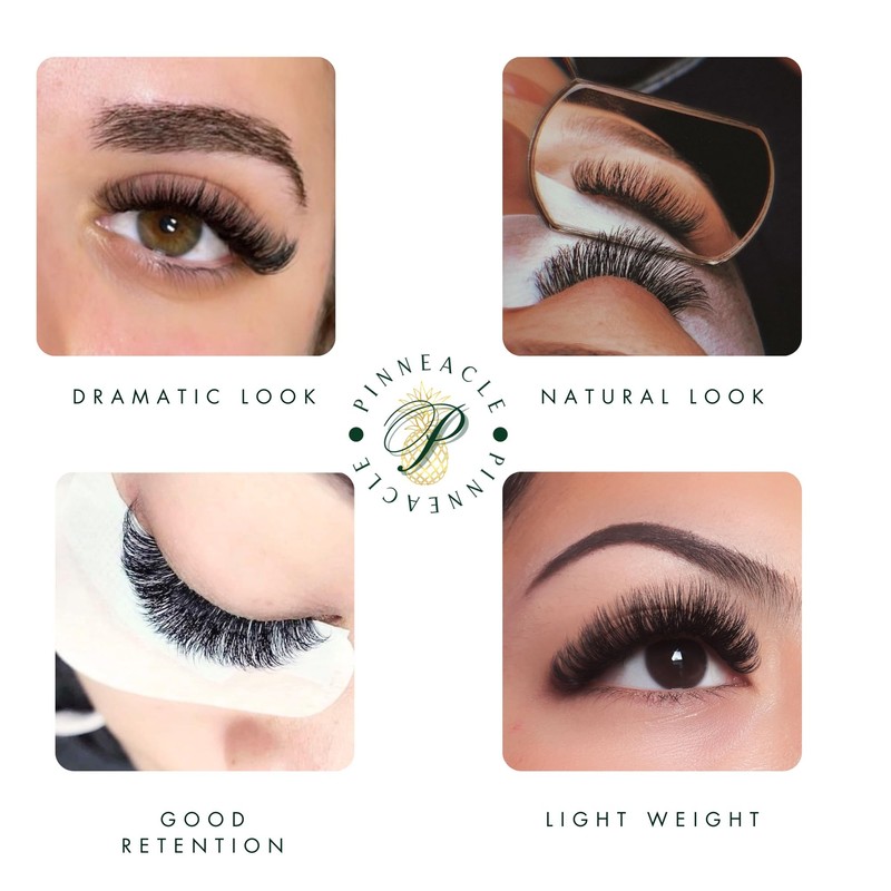 1200 Premade volume fans eyelash extension | 8 sizes-in-1 round