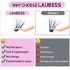 Cluster Lashes 240pcs 20D 40D Mixed Tray DIY Eyelash Extension
