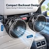 Dual Head Car Fan for Rear Seat Cooling – 3-Speed