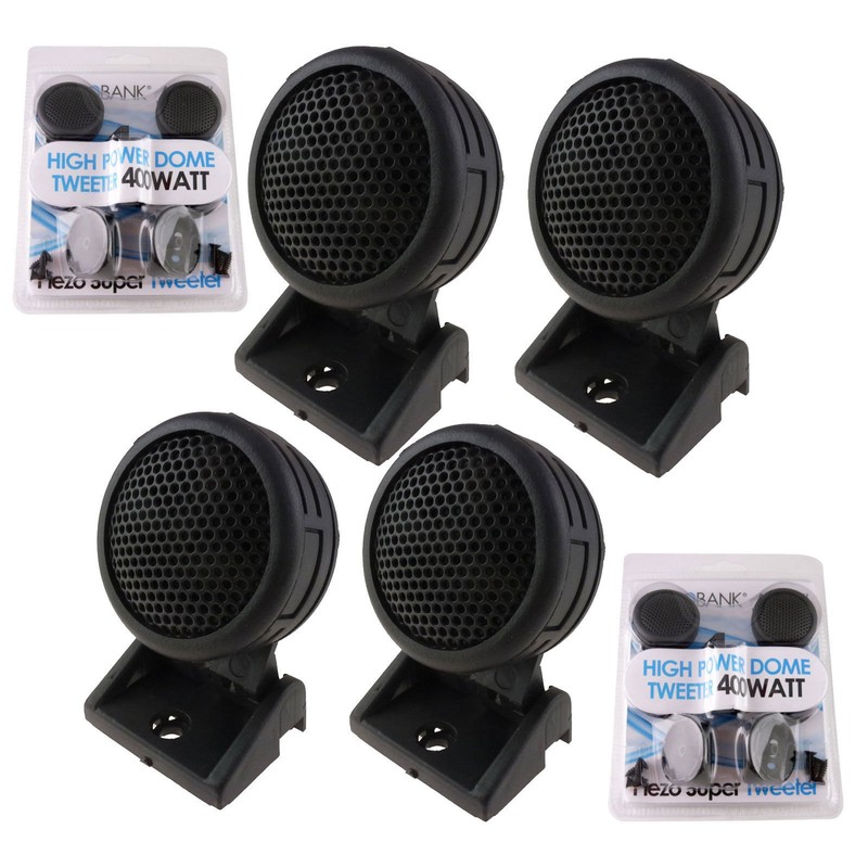 AUDIOBANK 4 Pairs 1600W Total Power Super High Frequency Mini