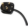 PRO ELEC PRO ELEC PELB1737 2 Gang Extension Lead Black,