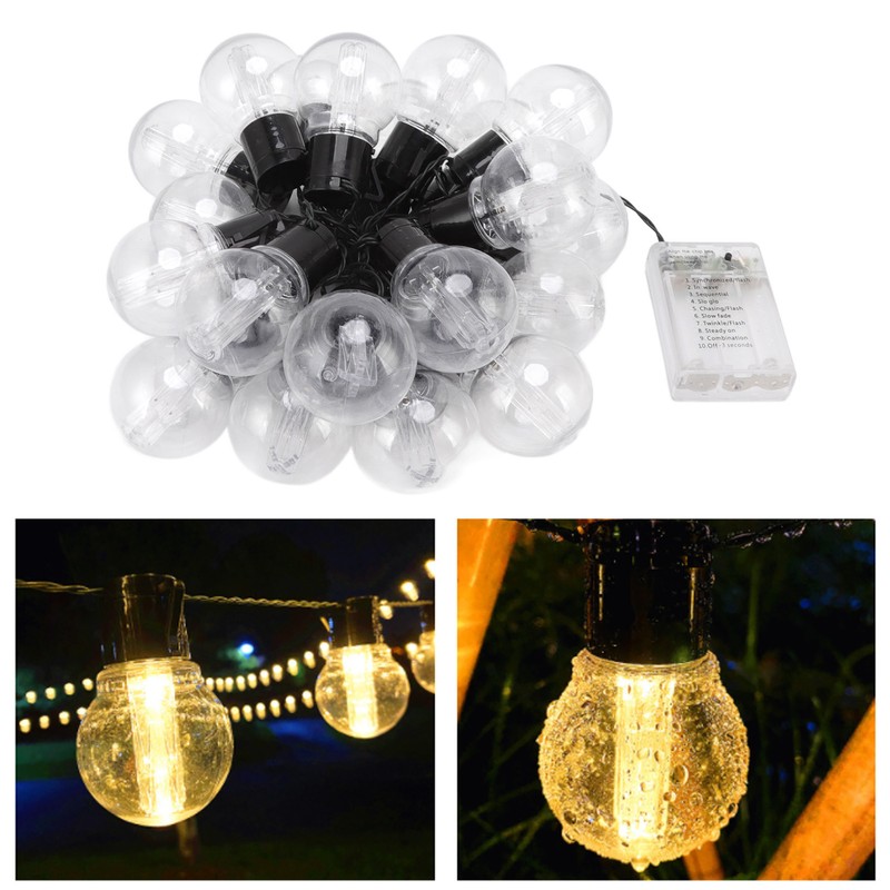 LED String Lights 20LEDs Waterproof Outdoor String Lights for Garden