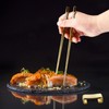 TIICOO Metal Chopsticks Reusable 2 Pairs Titanium Stainless Steel 18/8