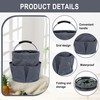 QIANAI Putzmittel Organizer, Reinigungskorb Mit Griff, Gartentasche Mit 6 Taschen,