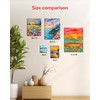 BAKEYBA 100 Pack 5x7 Inch Small Canvas Boards for Kids