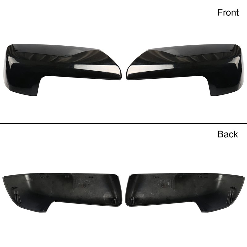 sportuli Black Mirror Cap Cover Trim Replace for 2019-2025 Chevy