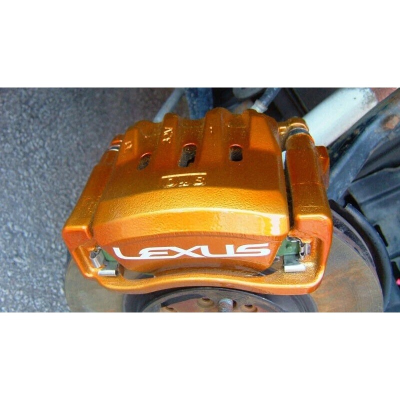 Dupli-Color Orange Anodized Coating Metal Cast Spray Brake Caliper Engine