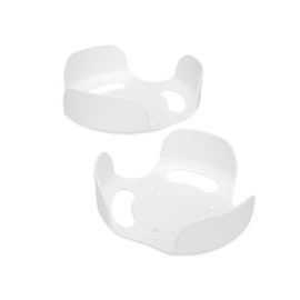 Camco Stack-A-Plate- Easily Organize, Store and Protect Plates During Travel, Non- Slip Backing, Simply Dispense Plates During Later Use, Great for RVs - White (43601)