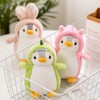 EXQULEG Penguin Cuddly Toy, Penguin Soft Toy, Cute Penguin Plush