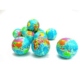 Fernweh Ball World Map Squezzer Stress Ball Stress Ball Stress Ball Squezzer Stress Ball Squezzer Ball Squezzer Ball 6 cm STUWU