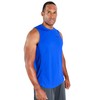DEVOPS 3 Pack Men's Muscle Shirts Sleeveless Dry Fit Gym
