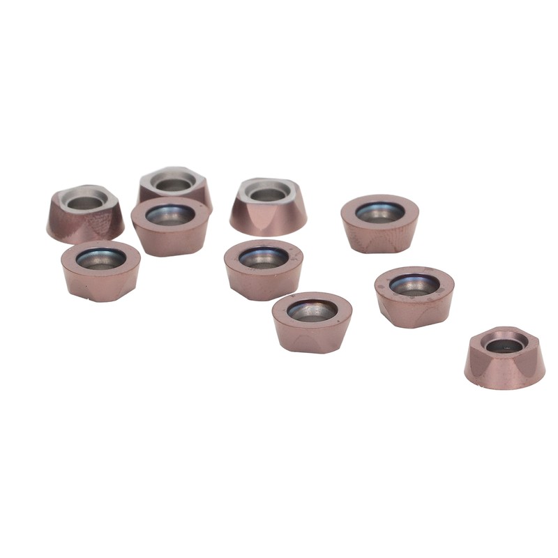 10Pcs Round Carbide Inserts Cutters for DIY CNC Lathe Wood