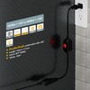 Double Break On Off Switch Extension Cord, 2-Prong/2 Outlet Polarized