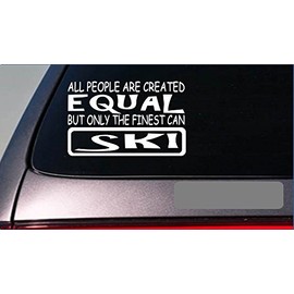EZ-STIK Skier Equal StickerG743 8" Vinyl ski Suit Goggles Glasses Boat