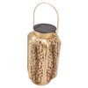5730LED Hanging Lamp Solar Powered IP44 Waterproof Hex Hollow Lantern