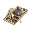 Victorian Style Window Sash Lock in Hand Highlighted Bronze