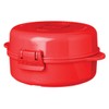 Sistema 1102 Insulated Food Boxes, Red/Transparent, 2.4 L