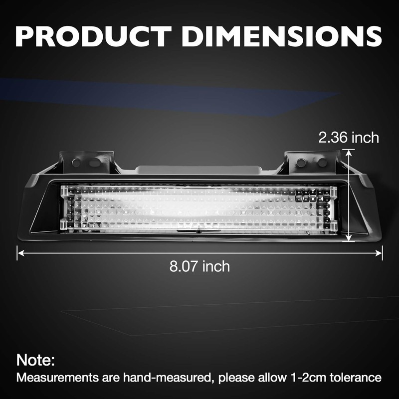 Misakomo Third Brake Light Compatible with Hummer H3 2006 2007