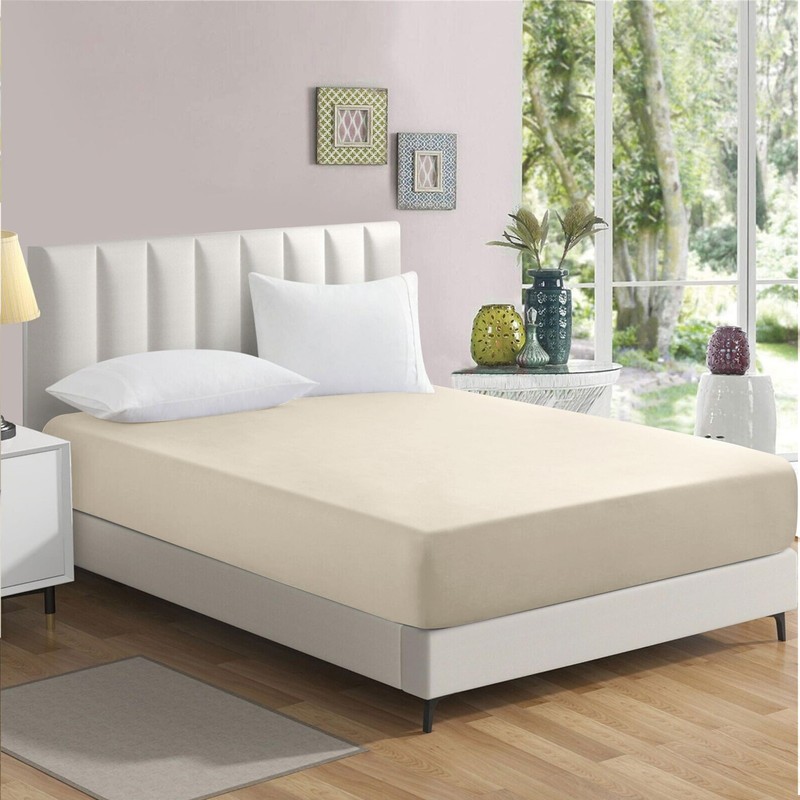 Imperial Rooms Brushed Microfibre King Size Fitted Sheet 25 CM