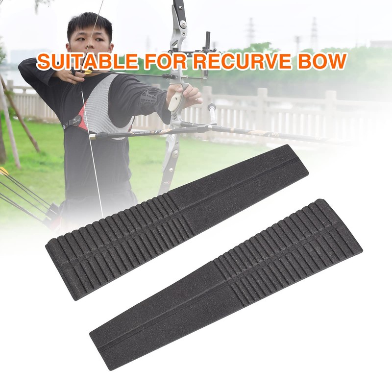 4 Pairs Archery Bow Limbs Silencer Recurve Bow Shock Absorber