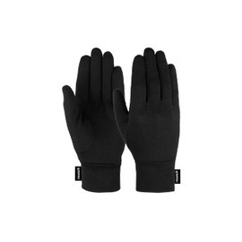 Reusch Unisex Merino Wool Conductive Gloves, black