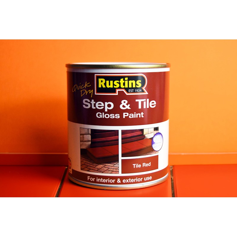 Rustins Quick Dry Step & Tile Paint Red 250ml