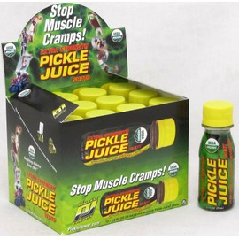 Pickle Juice Extra Strength Shots 2.5 oz Organic Stop Muscle Cramps 12 Ct Box