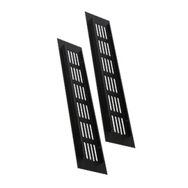 SEWACC 2pcs Aluminum Alloy Grille Breathable Furniture Vents Cover for Cabinets Wardrobes and Moisture Design