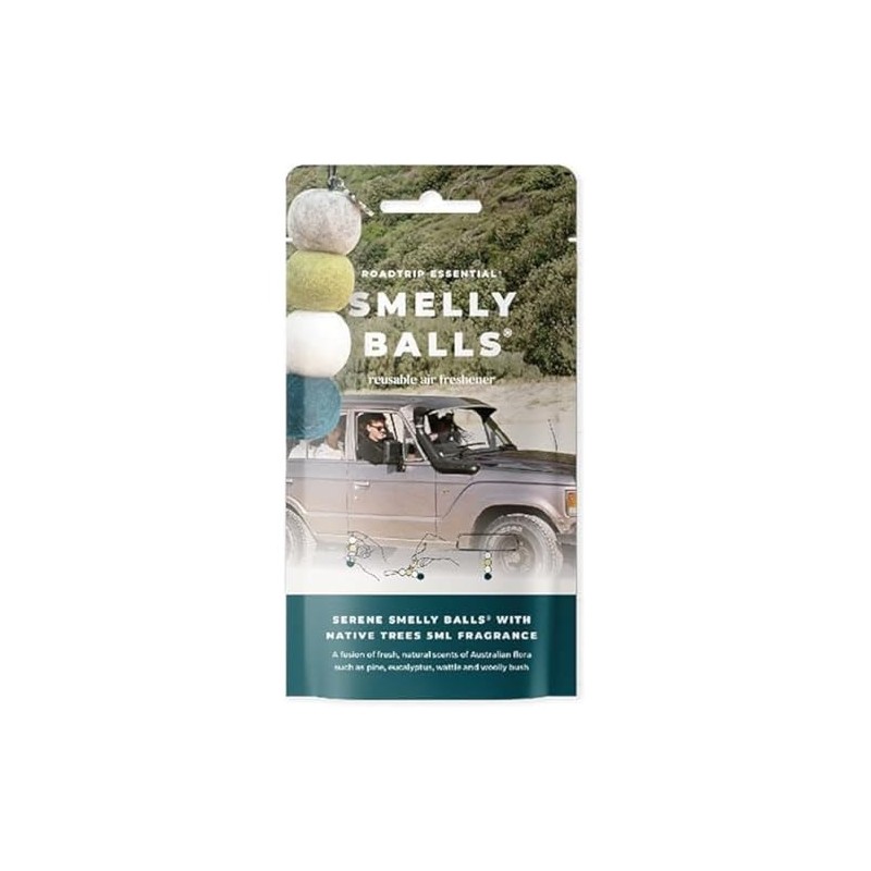 Smelly Balls Serene Native Trees Car Air Freshener Set