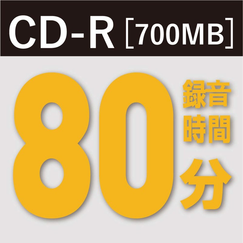 Victor AR80FPX20SJ1 CD-R for Music, 80 Minutes, 20 Pieces, Color