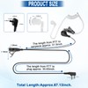 Akoree AVPH3 Walkie Talkie Headset Surveillance Earpiece with VOX PTT