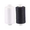 Black and White 500m Sewing Thread, Strong Multipurpose General Application