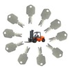 6X 10X Forklift key 1430 1600 keys replacement for Hyster/Caterpillar/Yale
