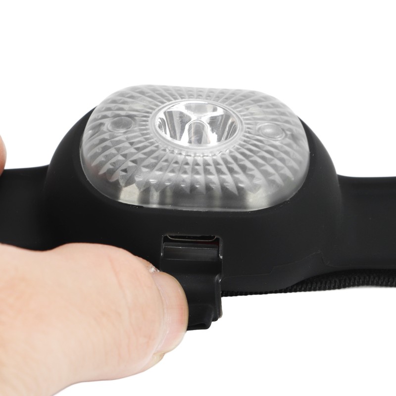 Silicone Headlamp Adjustable Light USB Charging COB Sensing Lamp for
