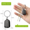 VOGARB Portable Mini Nail Clippers Collapsible Keychain Nail Clipper for
