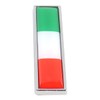 Enwye Car Personalization Italy Flag Metal Stickers Pair Set 58x14mm