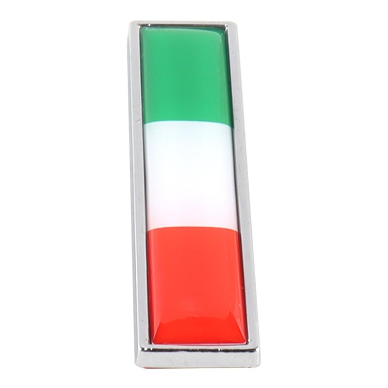 Enwye Car Personalization Italy Flag Metal Stickers Pair Set 58x14mm
