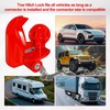 Glieskir Adjustable Trailer Hitch Lock for RV & Boat Trailers,