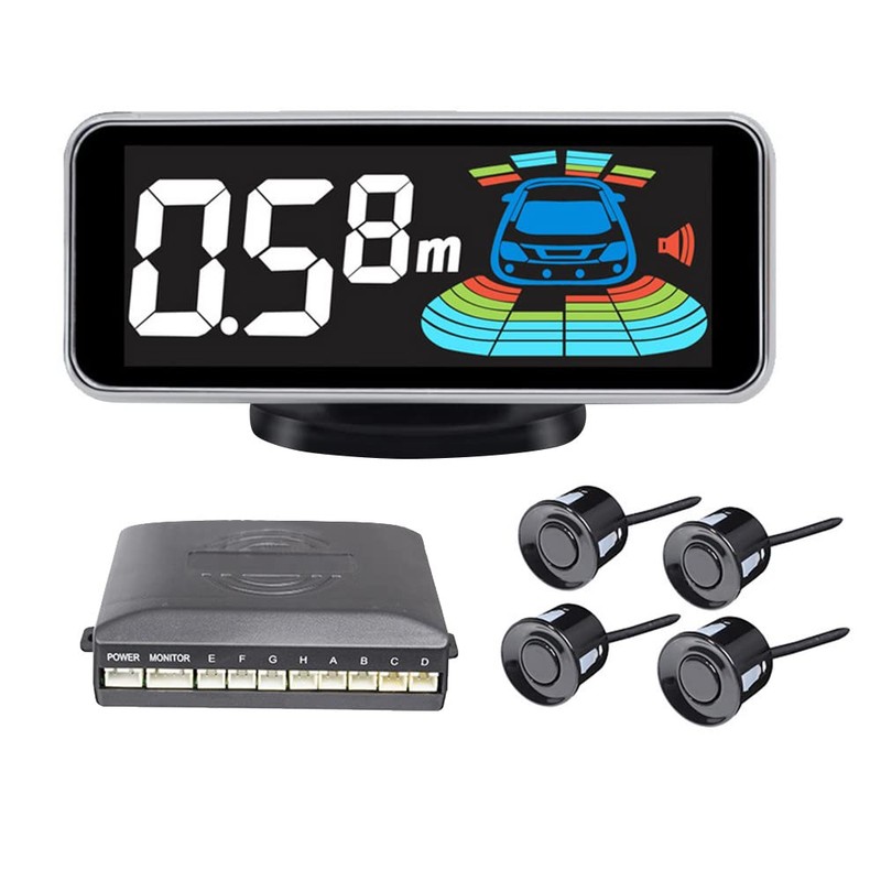 KACEPAR Car Reverse Backup Radar System Parking Sensor Kit, Alarm