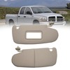 Dasbecan Gray Pair Car Sun Visor Compatible with Dodge Ram