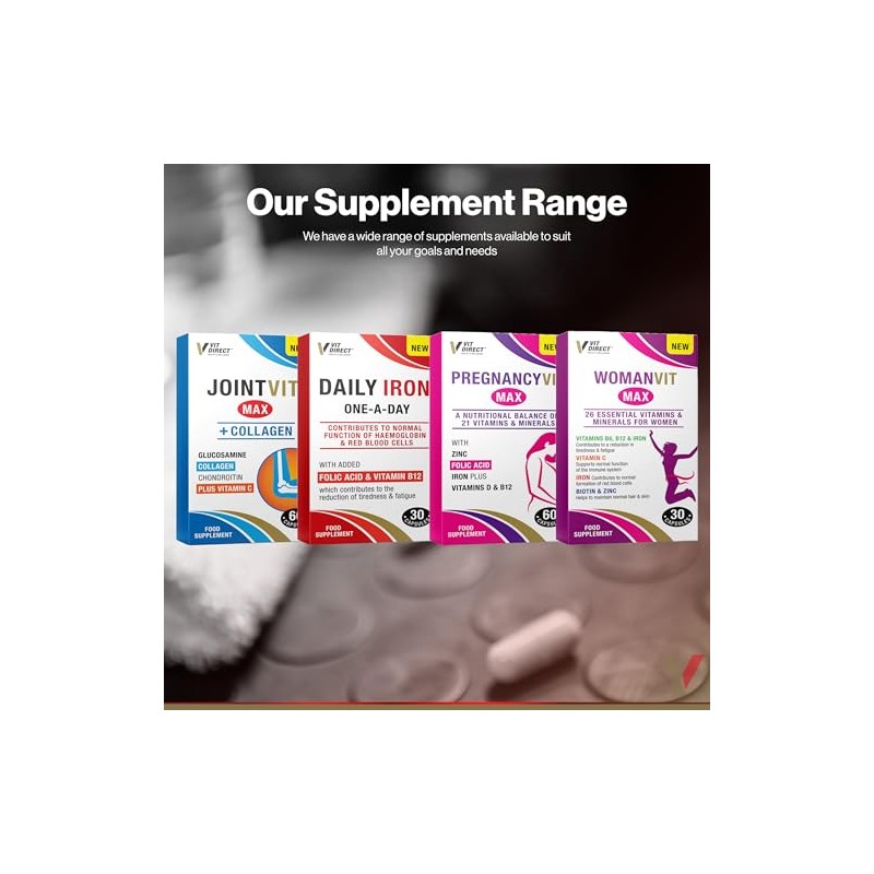 Joint VIT Max Supplements - 60 Capsules - with Added