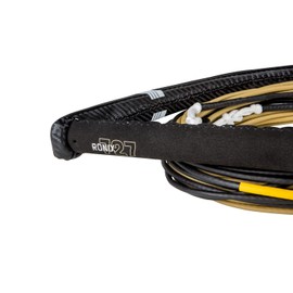 Ronix 727 Pro Foil Combo - 14in. Handle - 77.5ft. 10-Sect. R8 Rope - Black/Gold
