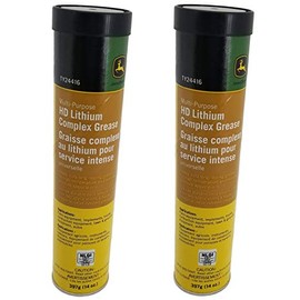(New) Compatible with John Deere Multi-Purpose HD Lithium Complex Grease (Set of 2) - TY24416 fits Other Models in Description