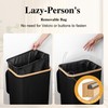Foluck Large Laundry Hamper, 75L Waterproof Laundry Basket with Lid