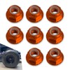 Dogary Flange M4 Lock Nuts, 8 PCS Aluminum Alloy Nylon