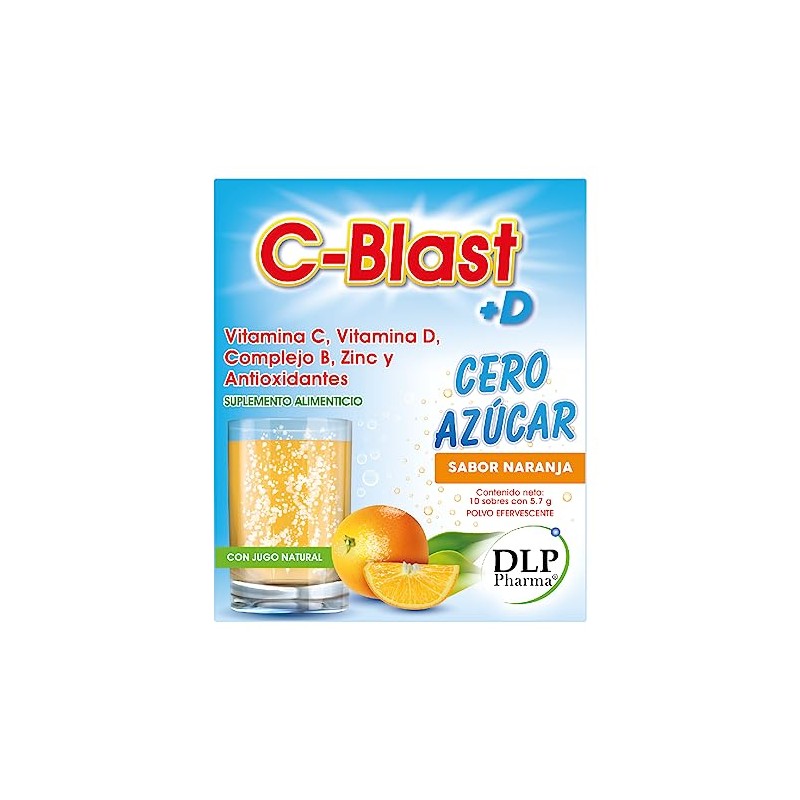 CERO AZÚCAR Vitamina C, Vitamina D, Complejo B, Zinc y